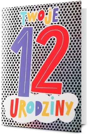 Karnet Urodziny 12