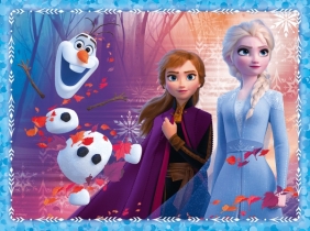 Puzzle 2w1 + memos: Frozen II - Tajemnicza kraina (90814)