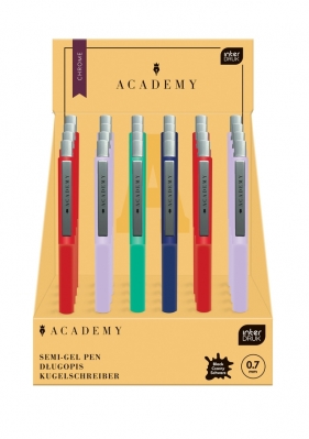 Długopis metalowy automatyczny Chrome Academy - czarny