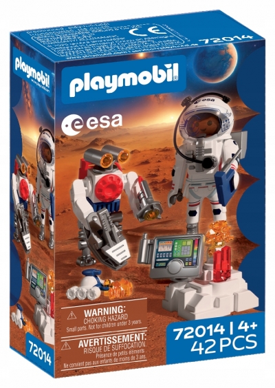 <img src='https://webimage.pl/pics/146/0/d4008789720146.jpg' style='height:440px' /> Playmobil Astronauta ESA z robotem 72014