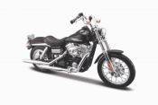 Model motocykl Harley-Davidson 2006 Dyna Street Bob czarny 1/18 (10139360/77014)
