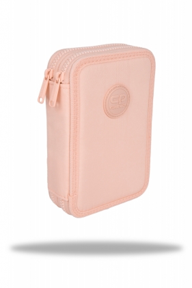 Coolpack, Piórnik podwójny z wyposażeniem Jumper 2 Pastel - Powder Peach (F066650)