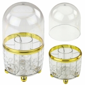 Organizer na pędzle i kosmetyki obrotowy 360