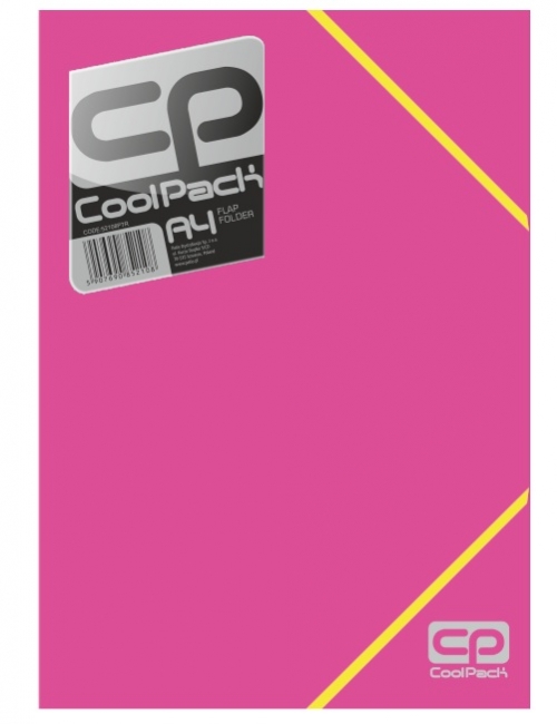 Coolpack - Teczka na gumkę A4 - Neon Różowa
(52146PTR)