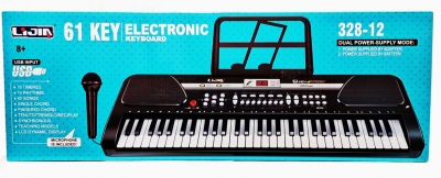 Instrument muzyczny organy 61 klawiszy z zasilaczem