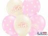 Balon gumowy Partydeco Its a Girl, Pastel Mix mix 300 mm (SB14P-252-000-6)