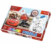 Puzzle 40 elementów Color Autka na pustyni (36514)