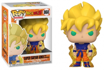 <img src='https://webimage.pl/pics/146/6/d889698486002.jpg' style='height:440px' /> Figurka Dragon Ball Z Super Saiyan Goku First Appearance 860 Funko Pop