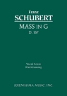Mass in G, D. 167 - Vocal score Schubert Franz