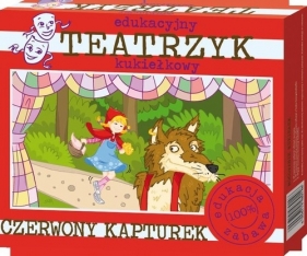 Czerwony kapturek Edukacyjny teatrzyk kukiełkowy