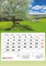Kalendarz ścienny, jednodzielny 2024 (T-107S-6)
