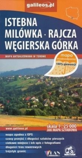Mapa wodoodporna - Istebna,Milówka, Węgierska Góra - Opracowanie zbiorowe