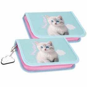 Piórnik 1zamek 2klapki bez wyposażenia Kitty