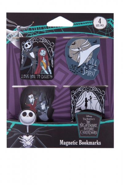 <img src='https://webimage.pl/pics/147/2/d5907360002147.jpg' style='height:440px' /> Zakładki magnetyczne Disney Burton's Nightmare 4szt. wzór 1