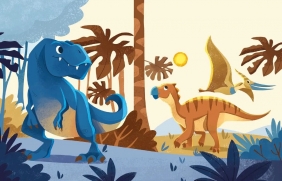 Magia koloru. Świat dinozaurów - Opracowanie zbiorowe