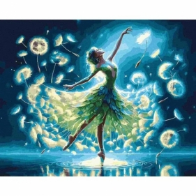 Malowanie po numerach - Stąpając po niebie 40x50cm