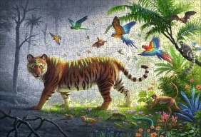 Ravensburger, Puzzle drewniane 500: Tygrys (17514)