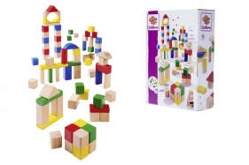 Klocki drewniane 75el