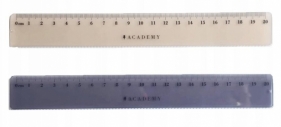 Linijka kolorowa 20cm Academy mix