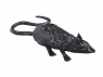  Szczur plastikowy 6cm czarny 4szt