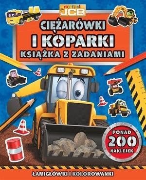 My first JCB Ciężarówki i koparki. Książka z zad.