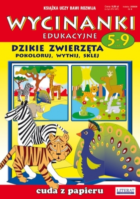Wycinanki edukacyjne Dzikie zwierzęta - Guzowska Beata, Smaza Anna