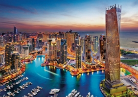 Clementoni, Puzzle High Quality Collection 1500: Dubai Marina (31814)