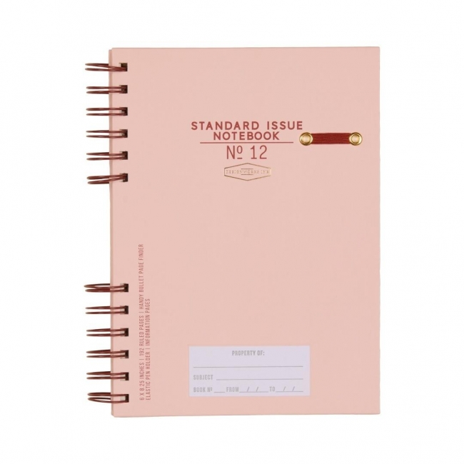 Notatnik Standard Issue No.12 Rosewood + Blush