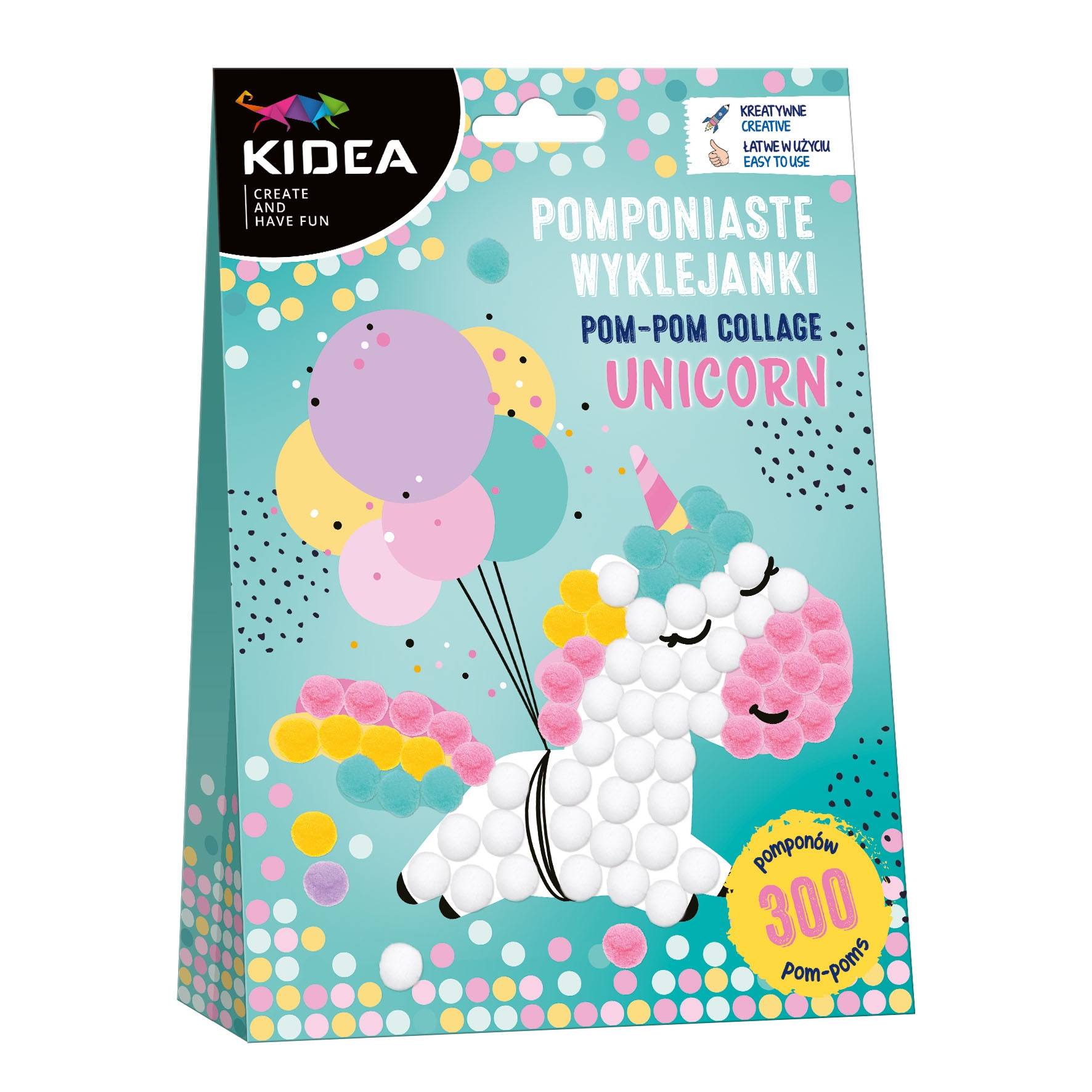 Kidea, Pomponiaste wyklejanki unicorn