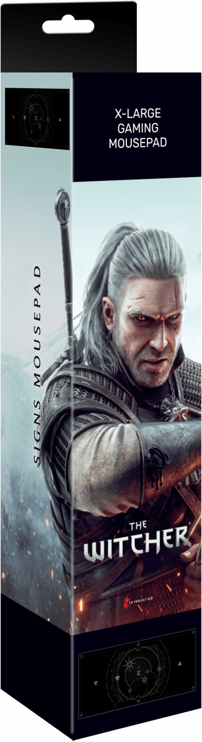 Podkładka pod mysz The Witcher Wiedźmin Signs XL