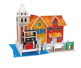 Puzzle 3D: Domki świata - Włochy, Wharf (306-23114)