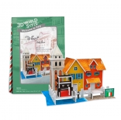 Puzzle 3D: Domki świata - Włochy, Wharf (306-23114)