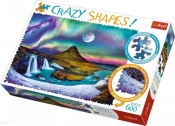 Puzzle Crazy Shapes! 600 Zorza nad Islandią (Uszkodzona okładka)