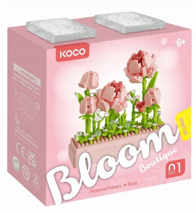 <img src='https://webimage.pl/pics/149/4/d6973676044149.jpg' style='height:440px' /> Klocki KOCO kwiaty róże 349 elementów