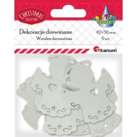Dekoracje drewniane aniołek (417638)
