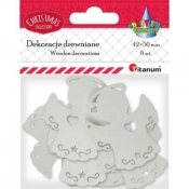 Dekoracje drewniane aniołek (417638)