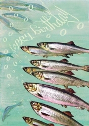 Karnet B6 z kopertą Urodziny Rybi chór