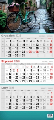 Kalendarz 2026 trójdzielny 3D, 1 szt