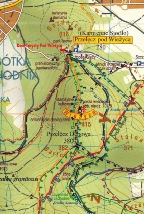 Masyw Ślęży, Sobótka 1:25 000. Laminowana mapa turystyczna