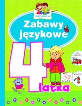 Zabawy językowe 4-latka. Mali geniusze - Elżbieta Lekan