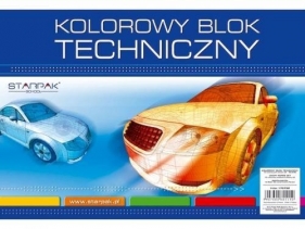 Blok techniczny A3/10K kolorowy 10szt