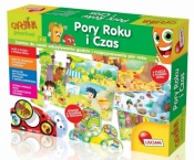 Carotina Pory roku i czas - Gra edukacyjna (PL61150) (Zgnieciony kartonik)