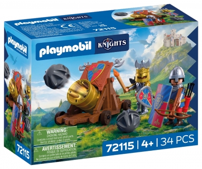 <img src='https://webimage.pl/pics/150/1/d4008789721150.jpg' style='height:440px' /> Playmobil Uzbrojeni rycerze herbu Lew 72115