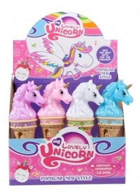 Jednorożec w rożku światło/dźwięk
