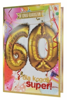 Karnet QBL-007 Urodziny 60