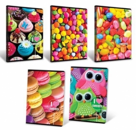 Zeszyty Top 2000 A5/16K # I LOVE SWEETS