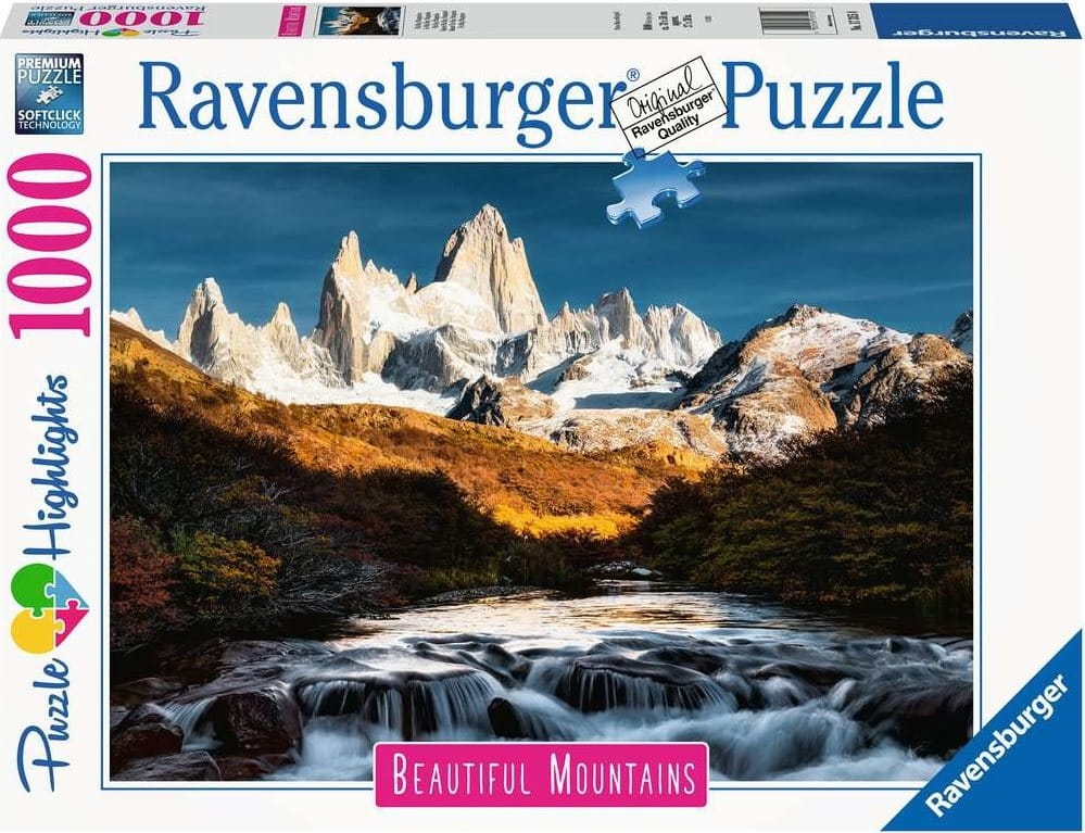 Puzzle 2D 1000 elementów: Mount Fitz Roy, Patagonia