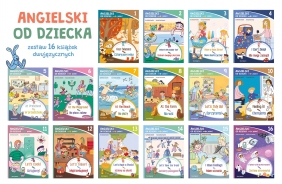 Angielski od dziecka - zestaw 16 książek dwujęzycznych - Ewa Wodzicka-Dondziłło