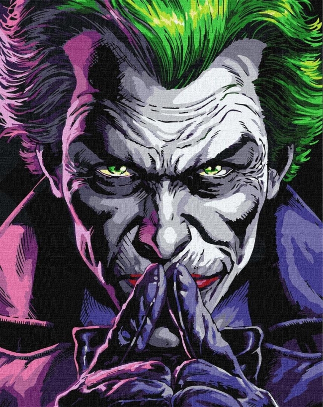 Malowanie po numerach - Joker: Oblicze szaleństwa