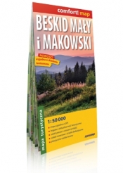 Beskid Mały i Makowski laminowana mapa turystyczna 1:50 000 - Opracowanie zbiorowe